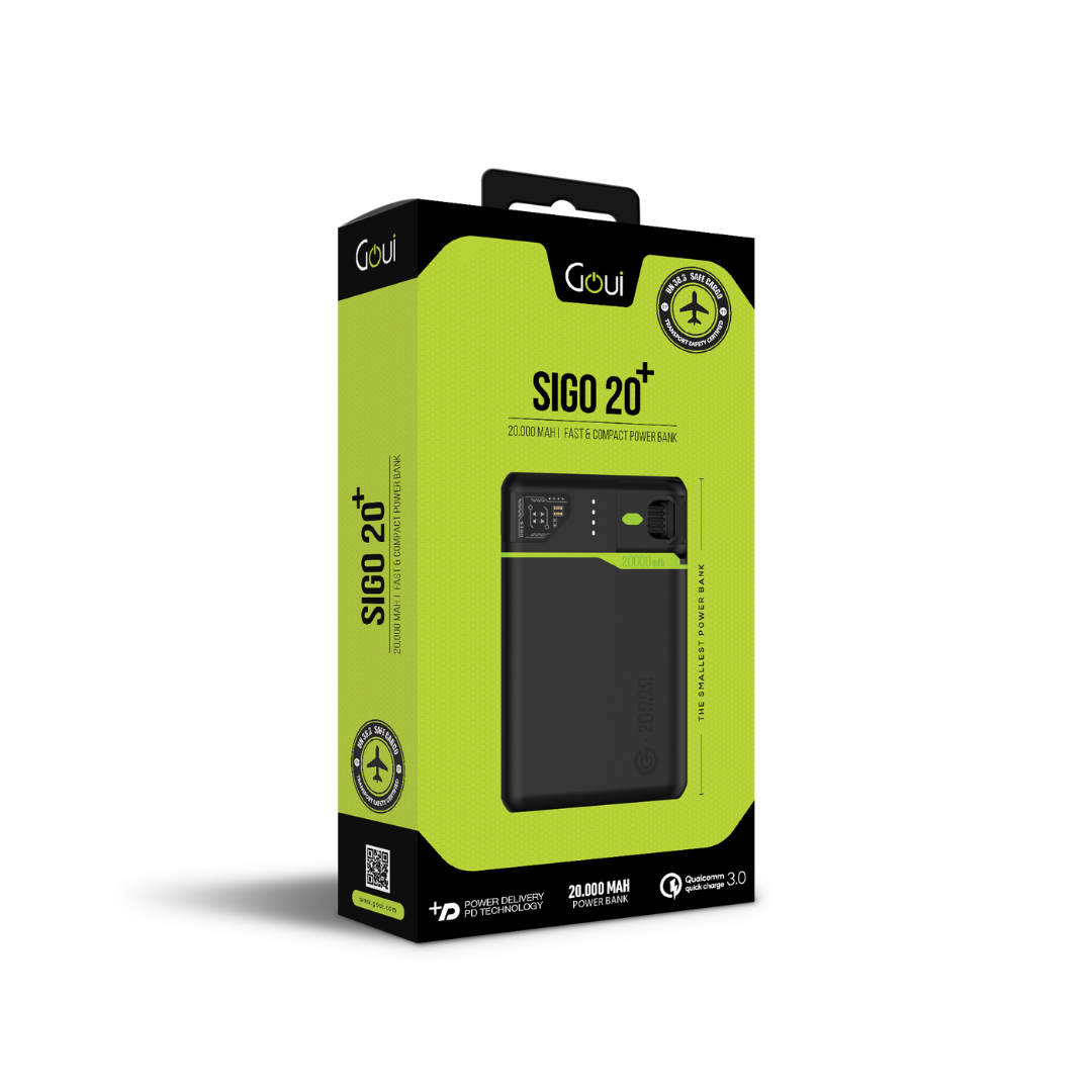 Goui Sigo Plus Power Bank 20 000mAh – 20W – Image 2