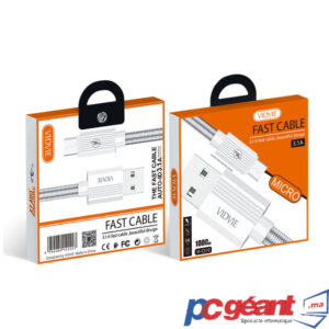 VIDVIE Fast Câble USB 3.1A | Compatible Android