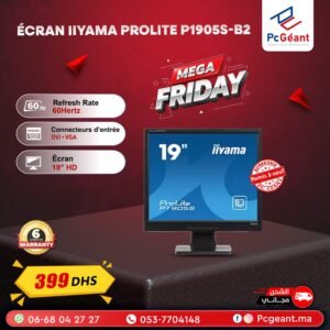 Écran IIYAMA 19" PROLITE P1905S-B2 [Remis à Neuf]