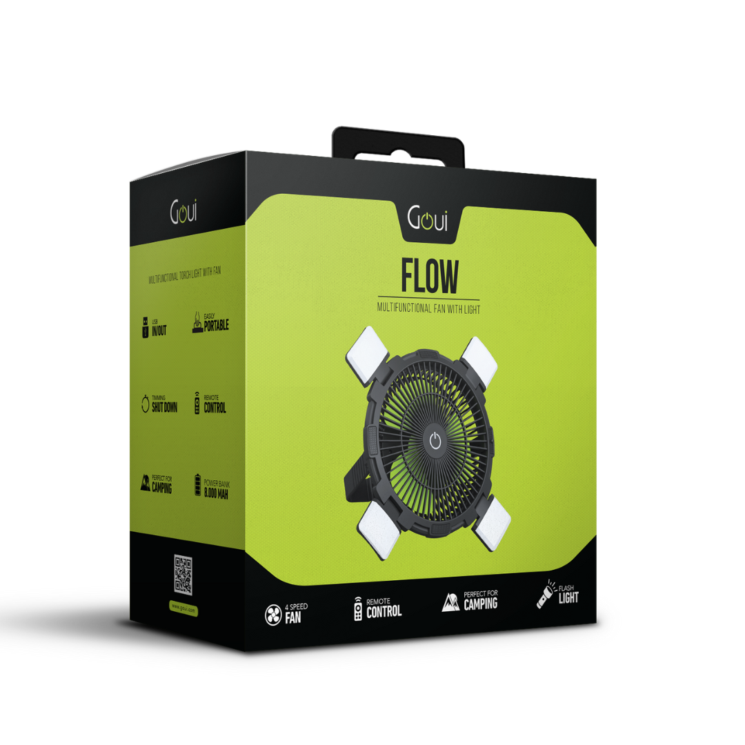Goui FLOW Ventilateur Multifonctionnel avec Lumière – Image 2