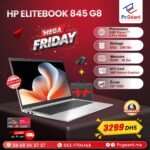 HP EliteBook 845 G8 AMD Ryzen™5 Pro 5650U I 16Go I 256Go SSD I Radeon Graphics I14"FHD [Remis à Neuf]