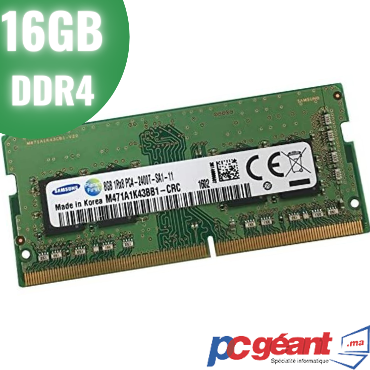 RAM DDR4 16 GB 2400 MHz Pour Pc Portable – Image 2