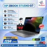 HP ZBook STUDIO G7 Core i7-10850H I 32Go I 512GB NVMe SSD I Quadro T1000 4Go I 15.6" FHD [Remis à Neuf]