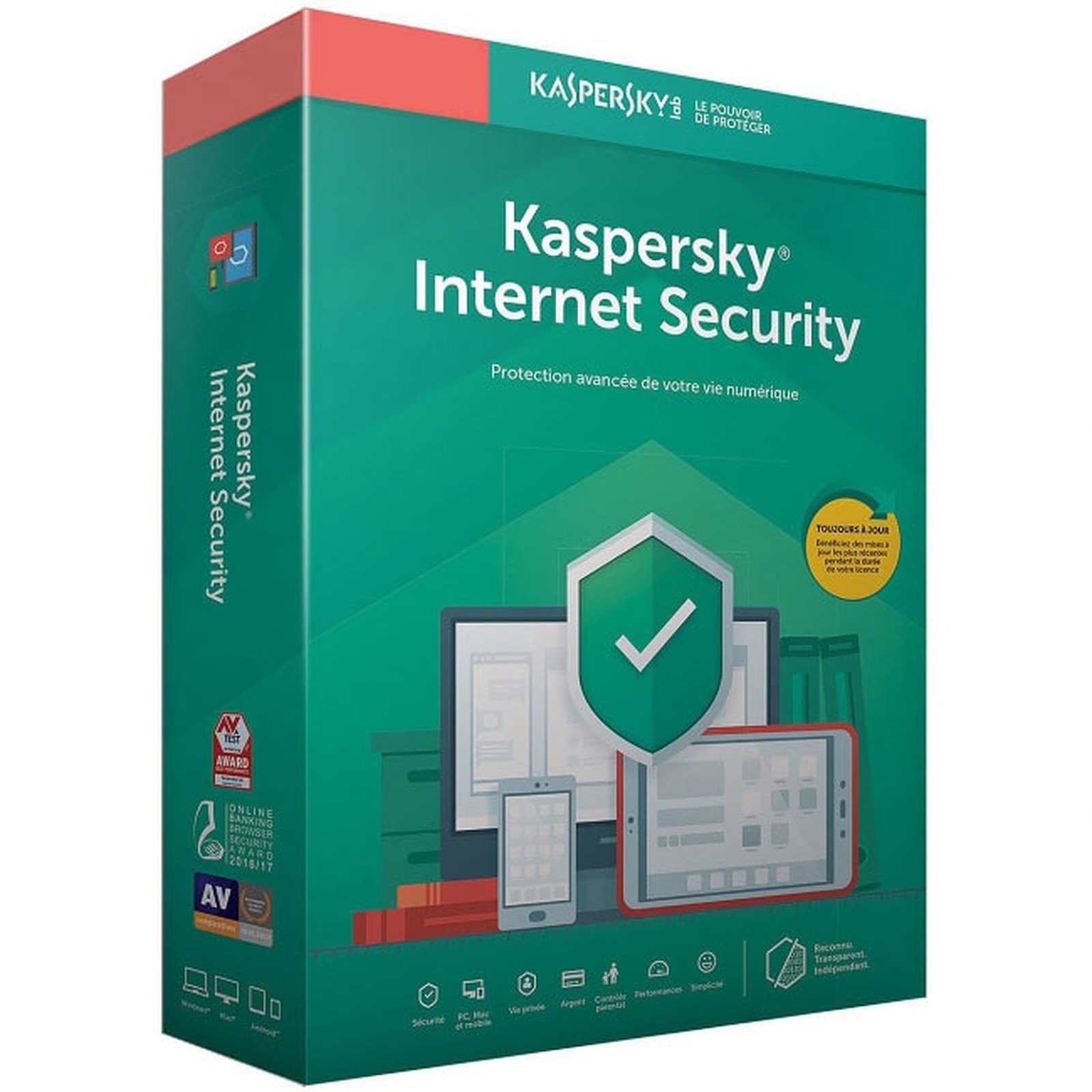 Kaspersky Internet Security 2025 10 Postes / 1 An