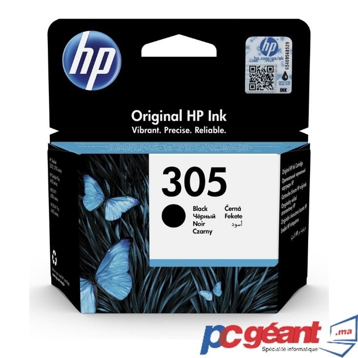 CARTOUCHE D'ENCRE HP 305 BLACK - 3YM61AE