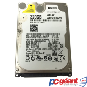 Disque Dur Western Digital 320Go 2.5"