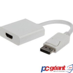 Adaptateur DisplayPort Mâle Vers HDMI Femelle