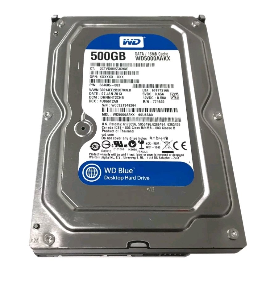 Western Digital Disque Dur 500Go Blue SATA III 3.5" – Image 3