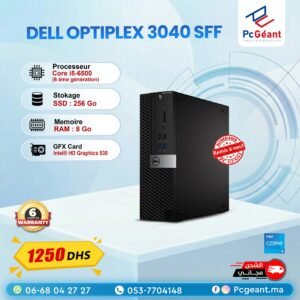 DELL Optiplex 3040 SFF Core i5-6500 I 8Go I 256Go [Remis à Neuf]