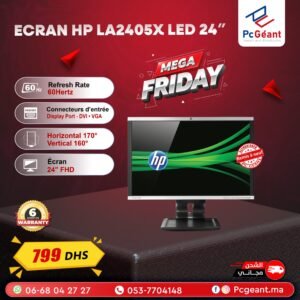 Ecran HP LA2405x LED 24" Full HD 60Hz DP DVI VGA USB  [Remis à Neuf]