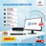 HP EliteDesk 800 G3 SFF Core i5-6500 I 8Go I 256Go I HP 21" FHD [Remis à Neuf]