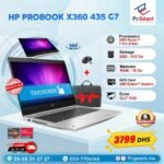 HP ProBook x360 435 G7 AMD Ryzen 7 Pro 4750u I 16Go I 512 Go SSD I  13.3" Full HD Rotation Tactile [Remis à Neuf]