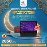 LENOVO ThinkPad L13 Core i5-10210U I 8Go I 256Go SSD I 13.3″ Full HD [Remis à Neuf]